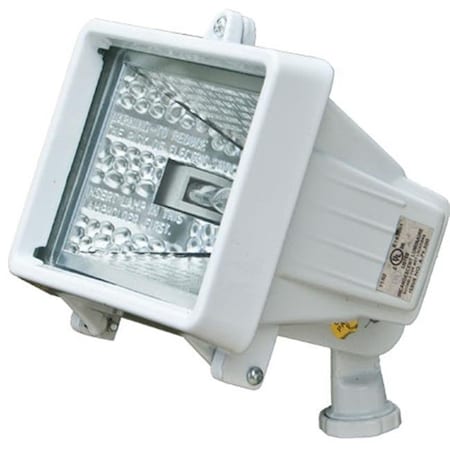 Dabmar Lighting Dabmar Lighting D105-W Cast Aluminum Area Flood Light; White D105-W